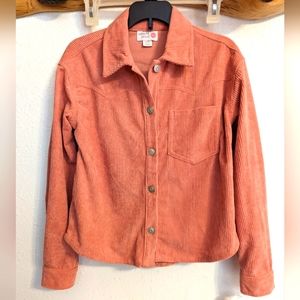 Girls Long Sleeve Button Up Corduroy Shirt Brand New With Tags Size 12 L…